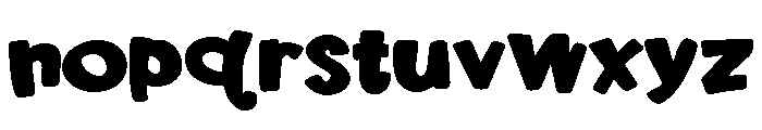 PN Marshmallow Fluff Expanded Font LOWERCASE