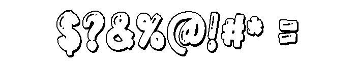 PN Marshmallow Fluff Too Condensed Font OTHER CHARS