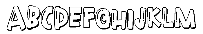 PN Marshmallow Fluff Too Condensed Font UPPERCASE