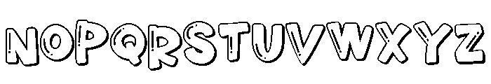 PN Marshmallow Fluff Too Font UPPERCASE