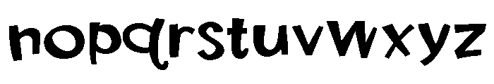 PN Marshmallow Treats Expanded Font LOWERCASE