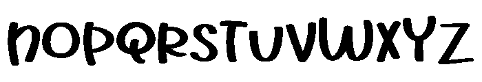 PN Megavitamin Bold Font UPPERCASE