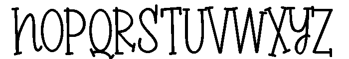 PN Melamine Font UPPERCASE