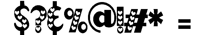 PN Meringue Loves Condensed Font OTHER CHARS