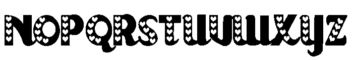 PN Meringue Loves Condensed Font UPPERCASE