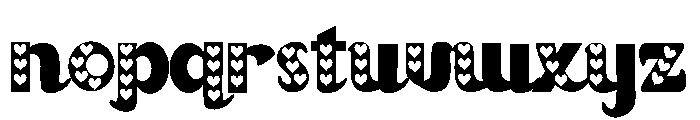 PN Meringue Loves Condensed Font LOWERCASE