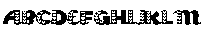 PN Meringue Loves Expanded Font UPPERCASE