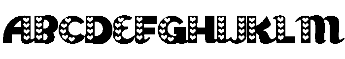 PN Meringue Loves Font UPPERCASE