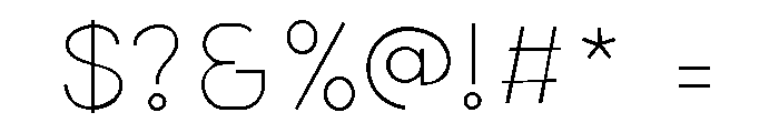 PN Minnie Light Font OTHER CHARS