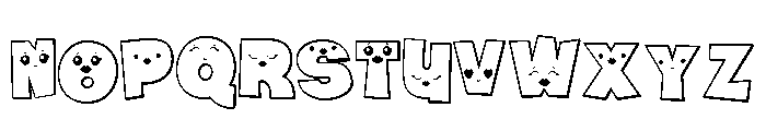 PN Mom Face 3d Condensed Font UPPERCASE