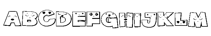 PN Mom Face 3d Expanded Font UPPERCASE