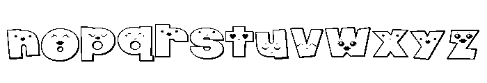 PN Mom Face 3d Expanded Font LOWERCASE