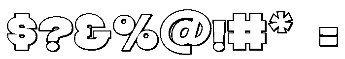 PN Mom Face 3d Font OTHER CHARS