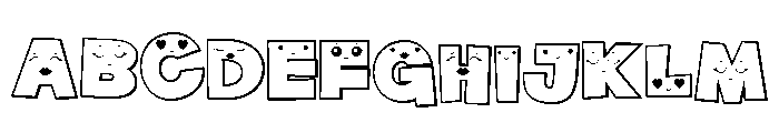 PN Mom Face 3d Font UPPERCASE