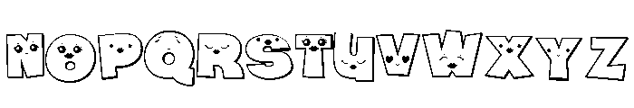 PN Mom Face 3d Font UPPERCASE