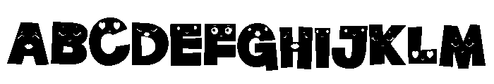 PN Mom Face Condensed Font UPPERCASE