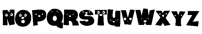 PN Mom Face Condensed Font UPPERCASE