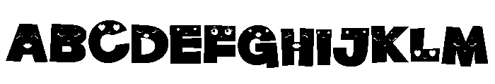 PN Mom Face Font UPPERCASE