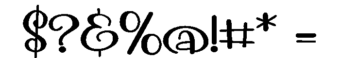 PN Monster Looks Expanded Font OTHER CHARS