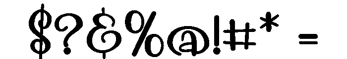 PN Monster Looks Script Bold Font OTHER CHARS