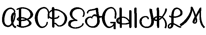 PN Monster Looks Script Bold Font UPPERCASE