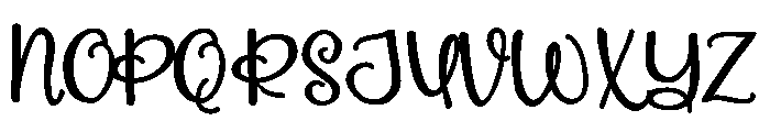 PN Monster Looks Script Bold Font UPPERCASE