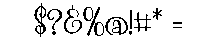 PN Monster Looks Script Condensed Font OTHER CHARS