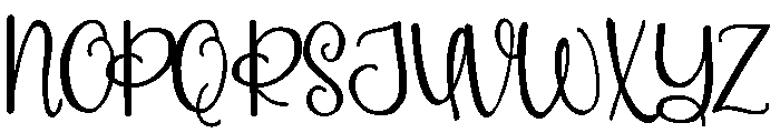 PN Monster Looks Script Condensed Font UPPERCASE