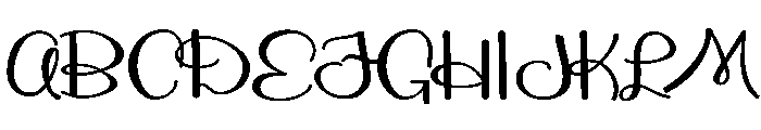 PN Monster Looks Script Expanded Font UPPERCASE
