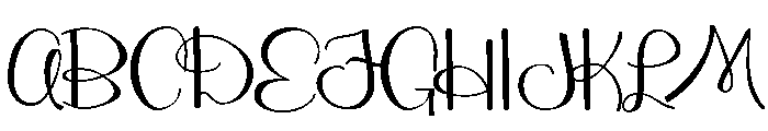 PN Monster Looks Script Light Font UPPERCASE