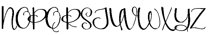 PN Monster Looks Script Light Font UPPERCASE
