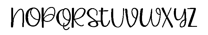 PN Monster Looks Script Light Font LOWERCASE