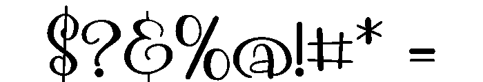 PN Monster Looks Script Font OTHER CHARS