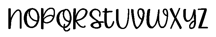 PN Monster Looks Script Font LOWERCASE