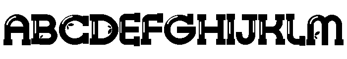 PN More Apple for Teacher Glow Font UPPERCASE