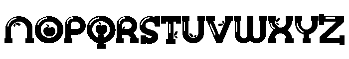 PN More Apple for Teacher Glow Font UPPERCASE