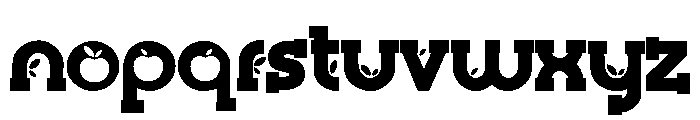 PN More Apple for Teacher Font LOWERCASE