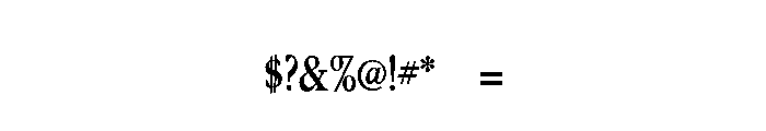 PN Mortarboard Monogram Condensed Font OTHER CHARS