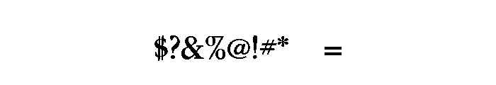 PN Mortarboard Monogram Expanded Font OTHER CHARS