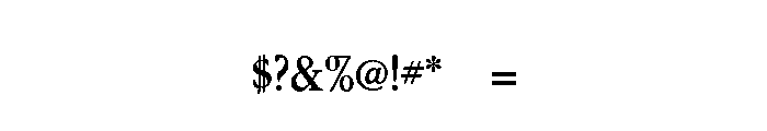 PN Mortarboard Monogram Font OTHER CHARS