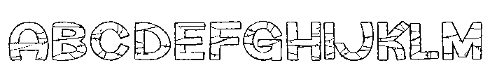 PN Mummy Expanded Font UPPERCASE