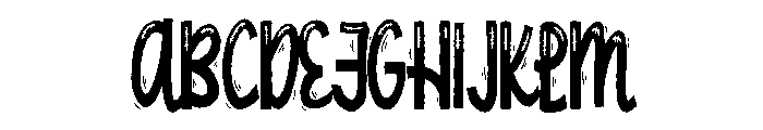 PN Mummy Script Condensed Font UPPERCASE