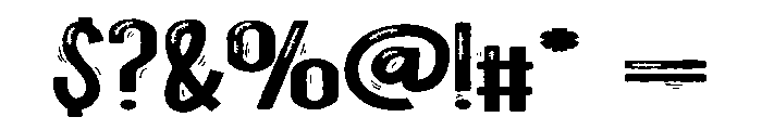 PN Mummy Script Expanded Font OTHER CHARS