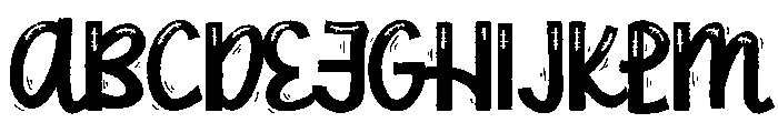 PN Mummy Script Expanded Font UPPERCASE