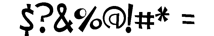 PN Nickelodeon Light Font OTHER CHARS