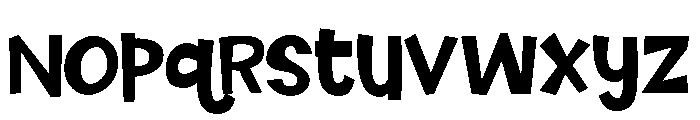 PN Nickelodeon Font LOWERCASE