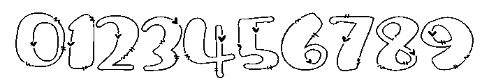 PN Octopus Kisses Expanded Font OTHER CHARS