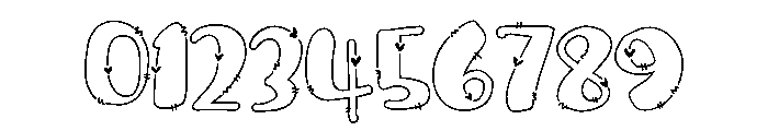 PN Octopus Kisses Font OTHER CHARS