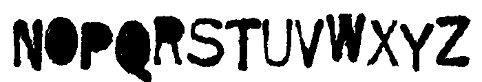 PN Ollie Ollie Oxen Free Font UPPERCASE