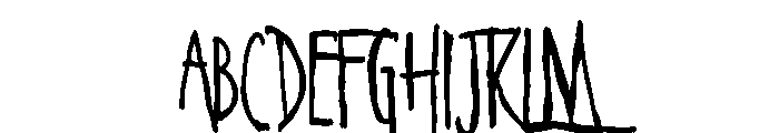 PN Otherworldly Condensed Font UPPERCASE